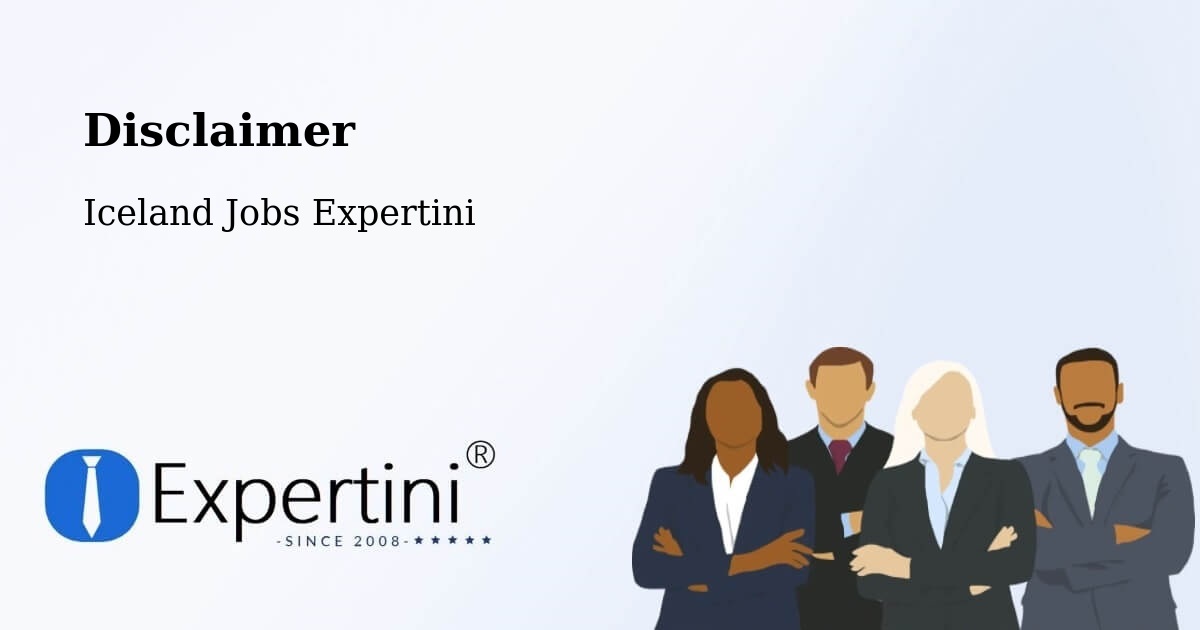 Disclaimer – Álftanes - Iceland Jobs Expertini