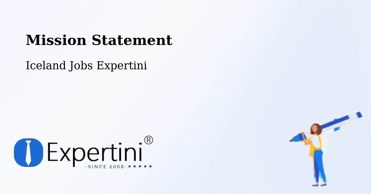 Corporate Mission – Álftanes - Iceland Jobs Expertini